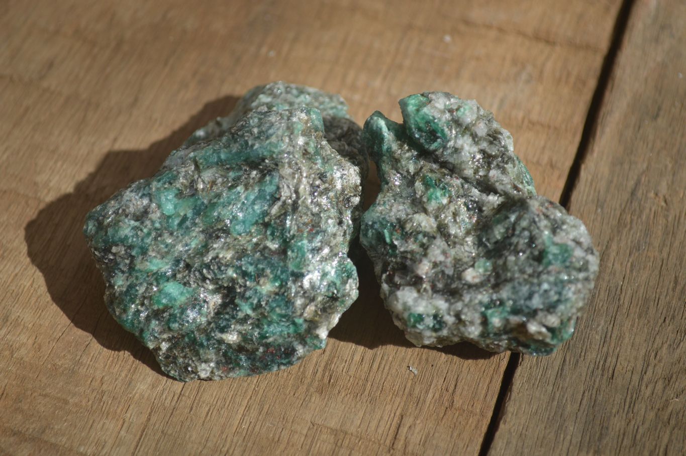 Natural Rare Emerald Mica In Matrix Cobbed Specimens x 20 From Mutoko, Zimbabwe - Toprock Gemstones and Minerals 