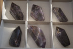 Polished Dream Amethyst Points  x 6 From Madagascar - Toprock Gemstones and Minerals 