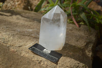 Polished Clear Quartz Crystal Points x 2 From Madagascar - Toprock Gemstones and Minerals 