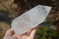 Polished Clear Quartz Crystal Points x 2 From Madagascar - Toprock Gemstones and Minerals 