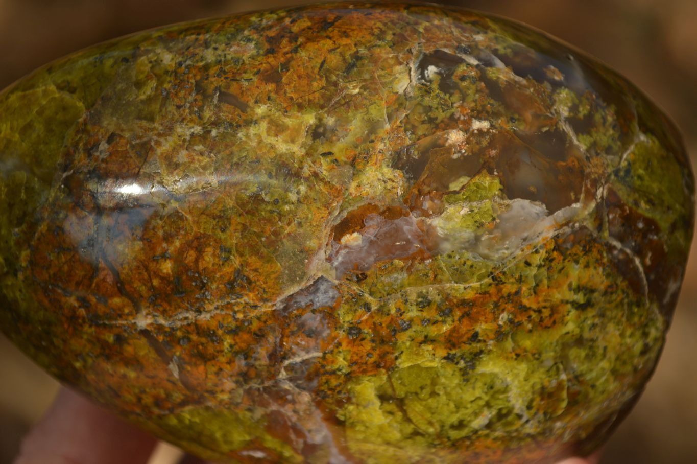 Polished  Green Opal Standing Free Forms  x 2 From Antsirabe, Madagascar - Toprock Gemstones and Minerals 