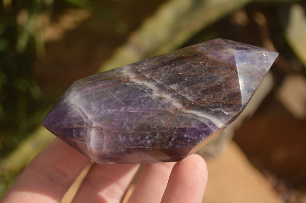 Polished Dream Amethyst Points  x 6 From Madagascar - Toprock Gemstones and Minerals 