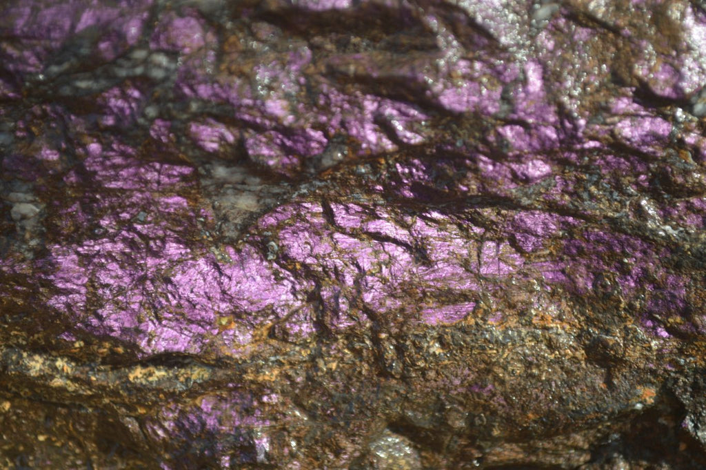 Natural Metallic Purpurite Cobbed Specimens x 3 From Erongo, Namibia - Toprock Gemstones and Minerals 