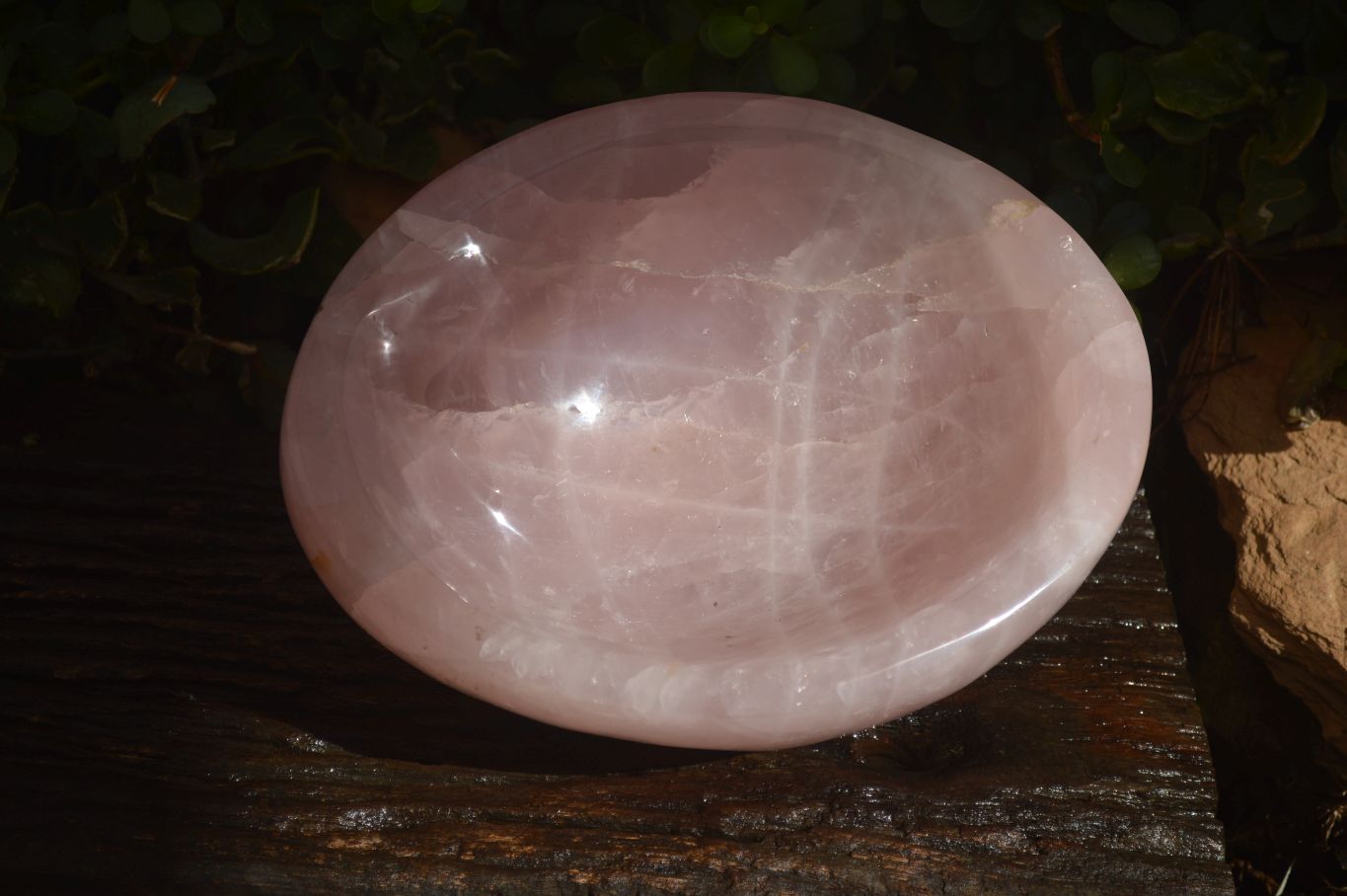 Polished Pink Rose Quartz Bowl x 1 From Ambatondrazaka, Madagascar - Toprock Gemstones and Minerals 