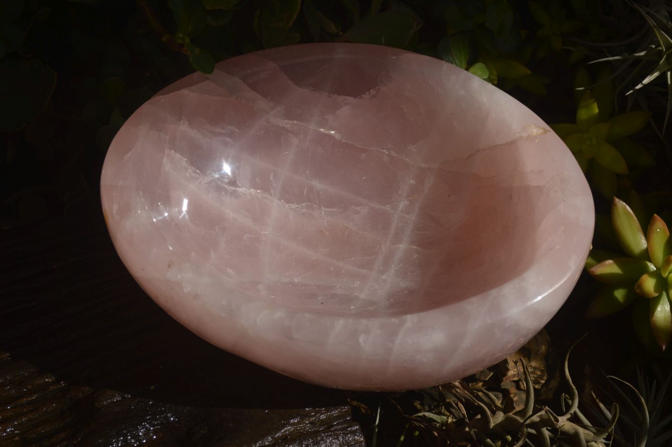 Polished Pink Rose Quartz Bowl x 1 From Ambatondrazaka, Madagascar - Toprock Gemstones and Minerals 