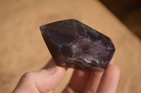 Polished Dark Purple Amethyst Points x 6 From Zambia - Toprock Gemstones and Minerals 