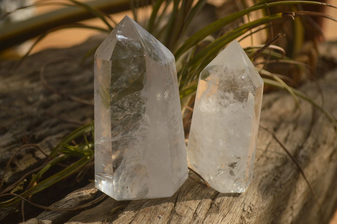 Polished Gorgeous Selection Of Clear Quartz Points x 12 From Madagascar - Toprock Gemstones and Minerals 