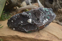 Natural Drusy Coated Ball Malachite On Dolomite Specimen  x 1 From Likasi, Congo - Toprock Gemstones and Minerals 