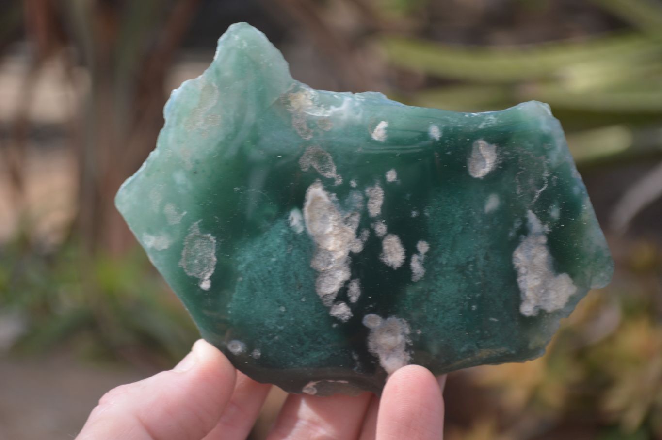 Polished On One Side Emerald Mtorolite Plates x 6 From Mutorashanga, Zimbabwe - Toprock Gemstones and Minerals 