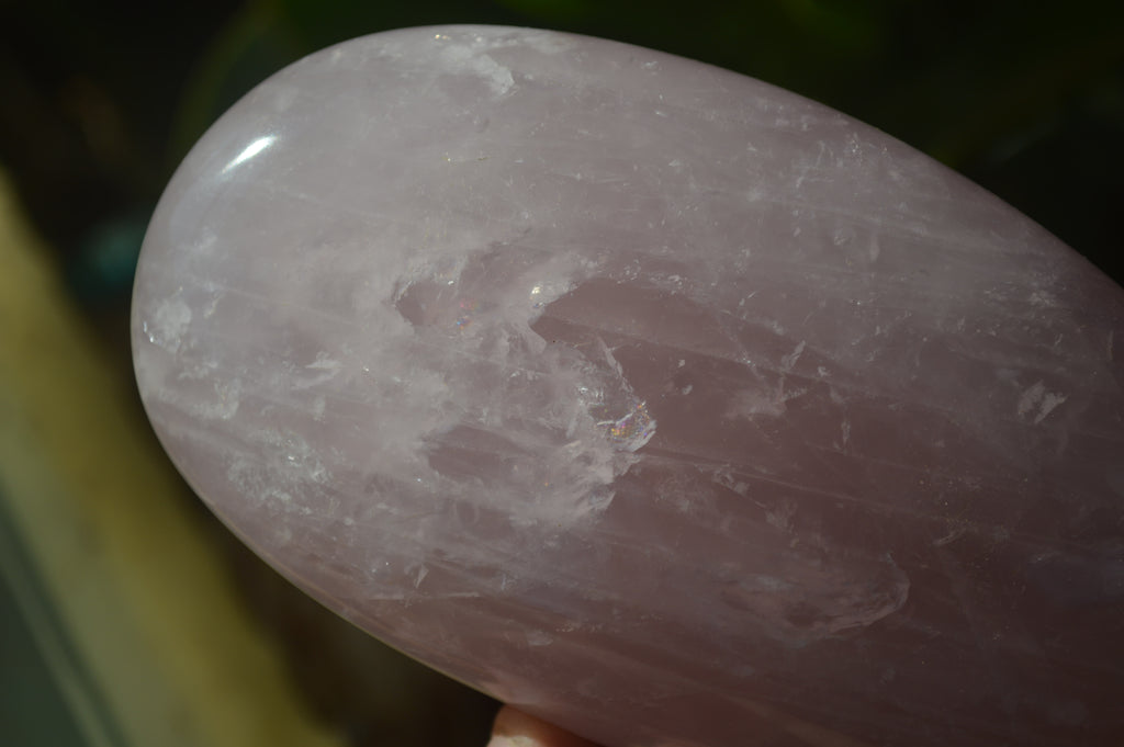 Polished Pink Rose Quartz Standing Free Forms x 2 From Antsirabe, Madagascar - Toprock Gemstones and Minerals 