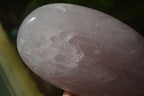 Polished Pink Rose Quartz Standing Free Forms x 2 From Antsirabe, Madagascar - Toprock Gemstones and Minerals 
