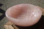 Polished Pink Rose Quartz Bowl x 1 From Ambatondrazaka, Madagascar - Toprock Gemstones and Minerals 