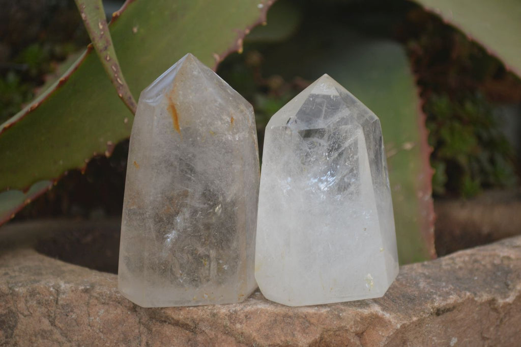 Polished Gorgeous Selection Of Clear Quartz Points x 12 From Madagascar - Toprock Gemstones and Minerals 
