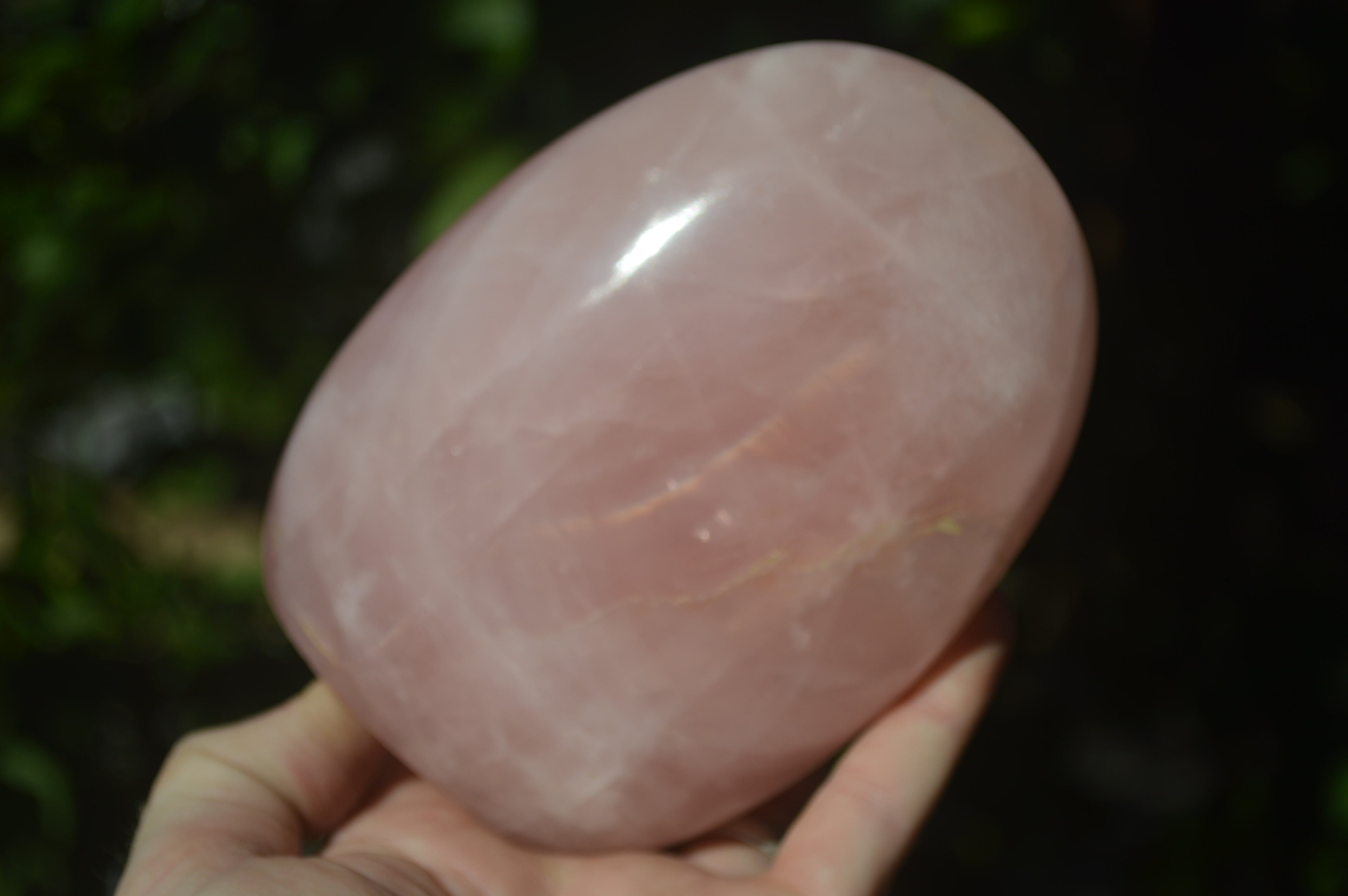 Polished Pink Rose Quartz Standing Free Forms x 2 From Antsirabe, Madagascar - Toprock Gemstones and Minerals 