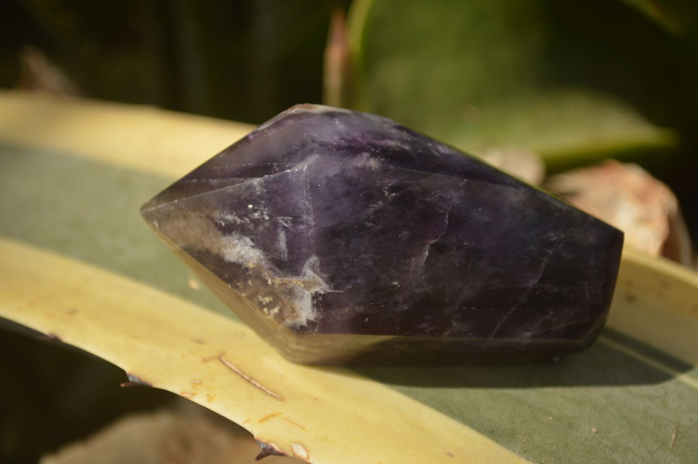 Polished Dream Amethyst Points  x 6 From Madagascar - Toprock Gemstones and Minerals 