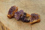 Natural Small Dark "Amethystos" Amethyst Clusters x 35 From Kwaggafontein, South Africa - TopRock