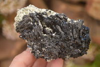 Natural Schorl Black Tourmaline Specimens x 3 From Erongo, Namibia