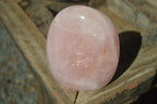 Polished Pink Rose Quartz Standing Free Forms x 2 From Antsirabe, Madagascar - Toprock Gemstones and Minerals 