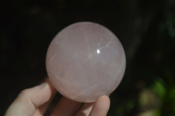 Polished Gemmy Pink Rose Quartz Spheres  x 3 From Ambatondrazaka, Madagascar - Toprock Gemstones and Minerals 