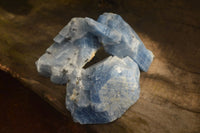 Natural New Sky Blue Calcite Specimens  x 35 From Spitzkop, Namibia - Toprock Gemstones and Minerals 