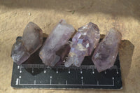 Natural Smokey Window Amethyst Crystals  x 35 From Chiredzi, Zimbabwe - Toprock Gemstones and Minerals 