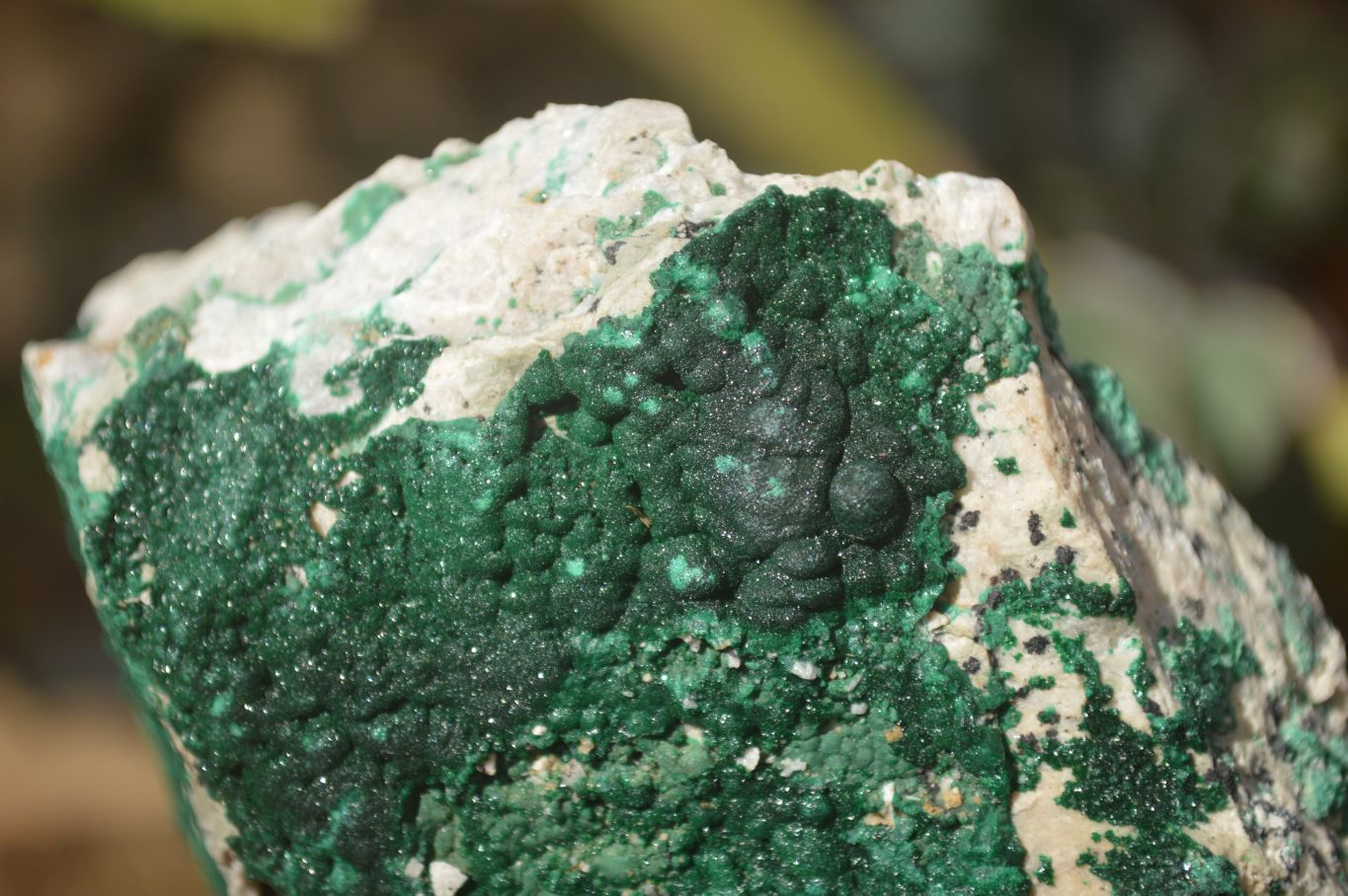 Natural Crystalline Malachite Specimens  x 3 From Congo - Toprock Gemstones and Minerals 