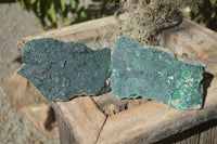 Natural Micro Botryoidal Crystalline Malachite Specimens  x 3 From Congo - Toprock Gemstones and Minerals 