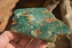 Polished On One Side Emerald Mtorolite Plates x 3 From Mutorashanga, Zimbabwe - Toprock Gemstones and Minerals 