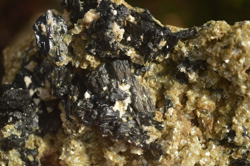 Natural Schorl Black Tourmaline Specimens  x 3 From Erongo, Namibia - Toprock Gemstones and Minerals 