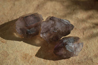 Natural Small Amethyst Window Quartz Crystals  x 35 From Chiredzi, Zimbabwe - Toprock Gemstones and Minerals 
