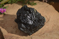 Natural Schorl Black Tourmaline Specimens x 2 From Erongo, Namibia