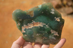Polished On One Side Emerald Mtorolite Plates x 3 From Mutorashanga, Zimbabwe - Toprock Gemstones and Minerals 