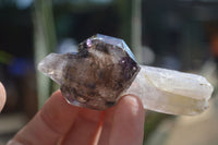 Natural Large Smokey Window Amethyst Specimens  x 6 From Chiredzi, Zimbabwe - Toprock Gemstones and Minerals 