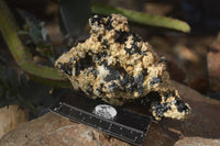 Natural Schorl Black Tourmaline Specimens x 2 From Erongo, Namibia