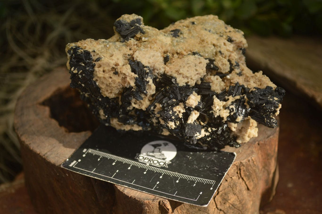 Natural Schorl Black Tourmaline Specimens  x 3 From Erongo, Namibia - Toprock Gemstones and Minerals 