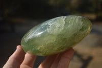 Polished  Green Fluorite Standing Free Forms  x 2 From Madagascar - Toprock Gemstones and Minerals 