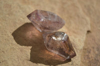 Natural Small Amethyst Window Quartz Crystals  x 35 From Chiredzi, Zimbabwe - Toprock Gemstones and Minerals 