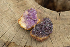 Natural Small Dark "Amethystos" Amethyst Clusters x 35 From Kwaggafontein, South Africa - TopRock