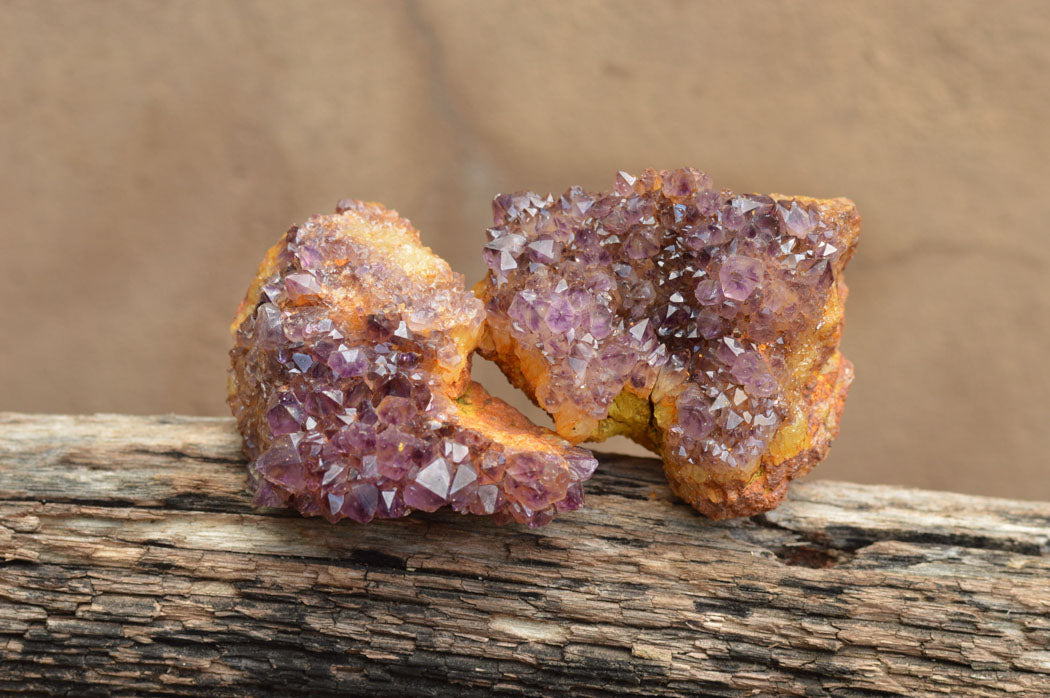 Natural Small Dark "Amethystos" Amethyst Clusters x 35 From Kwaggafontein, South Africa - TopRock
