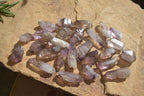 Natural Single Smokey Amethyst Crystals  x 35 From Chiredzi, Zimbabwe - Toprock Gemstones and Minerals 
