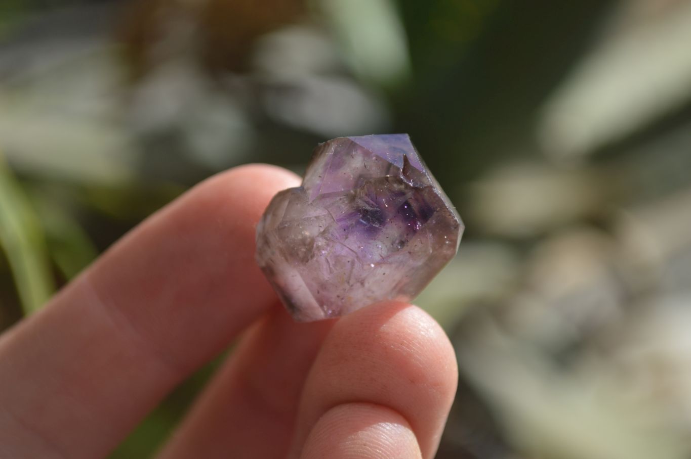 Natural Single Smokey Amethyst Crystals  x 35 From Chiredzi, Zimbabwe - Toprock Gemstones and Minerals 