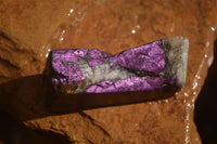 Polished  Metallic Purpurite Slices With Matte Finish x 13 From Erongo, Namibia - Toprock Gemstones and Minerals 