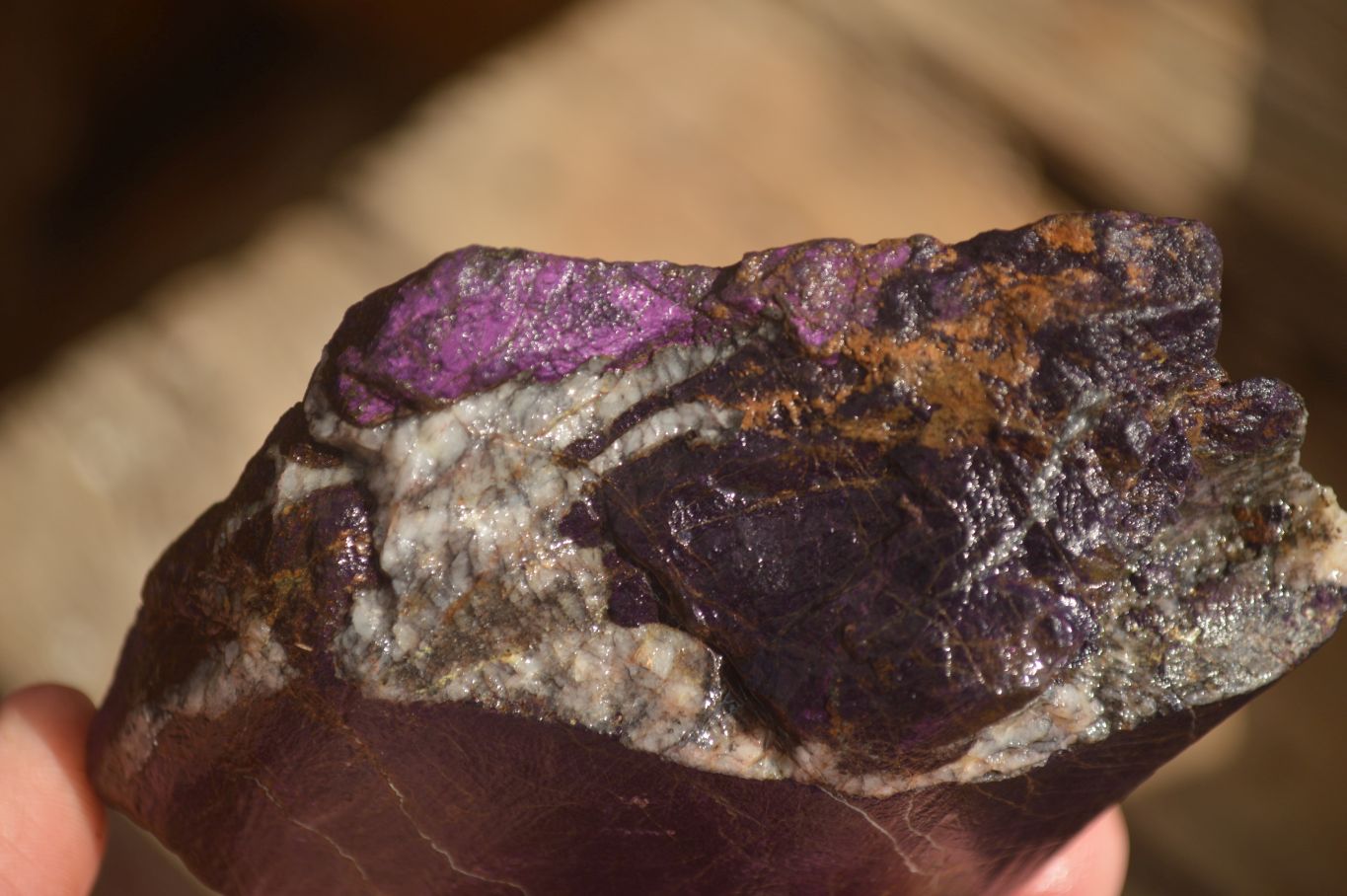 Polished  Metallic Purpurite Slices With Matte Finish x 6 From Erongo, Namibia - Toprock Gemstones and Minerals 