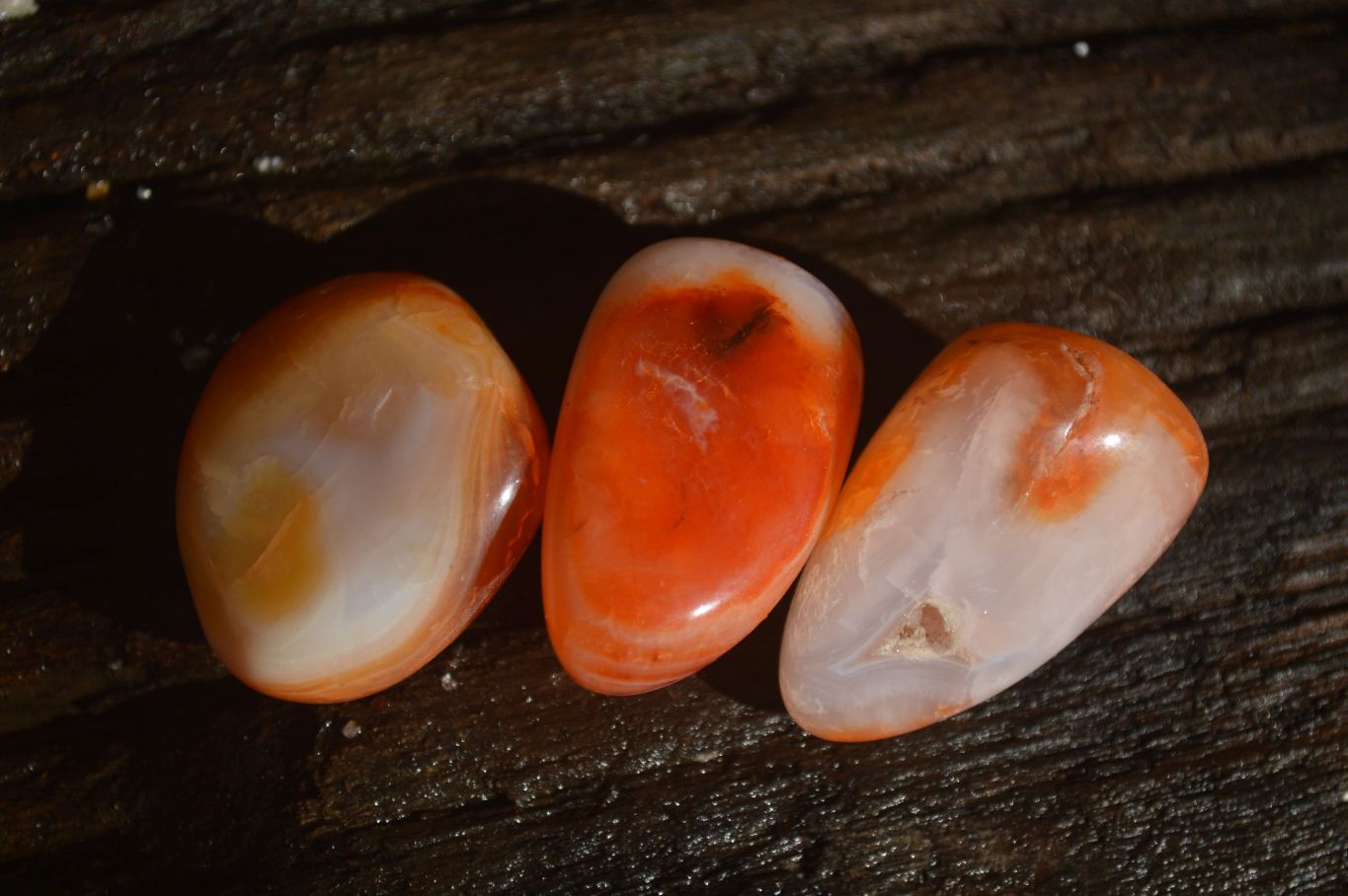Polished  Carnelian Agate Tumble Stones  x 1 Kg Lot From Madagascar - Toprock Gemstones and Minerals 