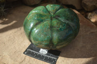 Polished Green Verdite Pumpkin Carving x 1 From Zimbabwe - Toprock Gemstones and Minerals 