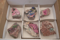 Natural Pink Salrose Cobaltion Dolomite Specimens  x 6 From Kakanda, Congo - Toprock Gemstones and Minerals 