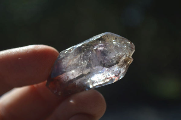 Natural Single Smokey Amethyst Crystals  x 35 From Chiredzi, Zimbabwe