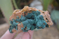Natural Rare Ball Malachite On Quartz & Dolomite Specimens x 2 From Kambove, Congo - Toprock Gemstones and Minerals 