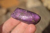 Polished  Metallic Purpurite Slices With Matte Finish x 13 From Erongo, Namibia - Toprock Gemstones and Minerals 