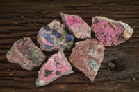 Natural Pink Salrose Cobaltion Dolomite Specimens  x 6 From Kakanda, Congo - Toprock Gemstones and Minerals 